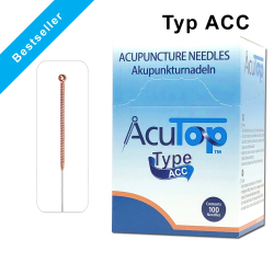 Akupunkturní jehly ACU TOP, Typ ACC 0,30 x 30 mm