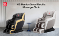 Hi5 Manton elektrické luxusní masážní křeslo černé, šedé