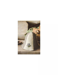 Klobouk do sauny 100 % vlna dvoubarevn�