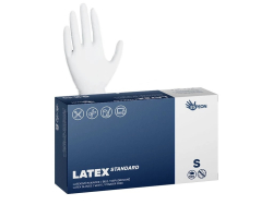 Latexov rukavice LATEX STANDARD 100 ks, nepudrovan bl