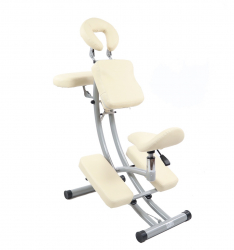 Revixa masážní židle Professional - DP5800 / béžová / ocelová