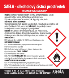 SAELA - alkoholov istc prostedek na povrchy 1l