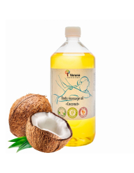 Verana rostlinný Masážní olej Kokos 1000 ml