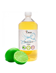 Verana rostlinný Masážní olej Limetka 1000 ml