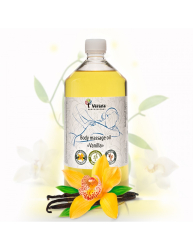 Verana rostlinný Masážní olej Vanilka 1000 ml
