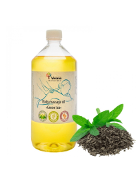 Verana rostlinný Masážní olej Zelený èaj 1000 ml