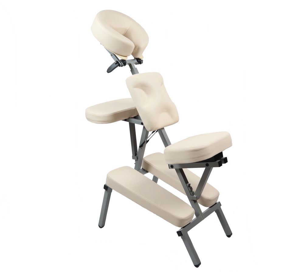 Revixa masážní židle Komfort MC04 / skládací / béžová