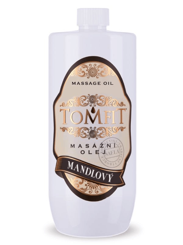Rostlinný masážní olej Tomfit Mandlový 1l